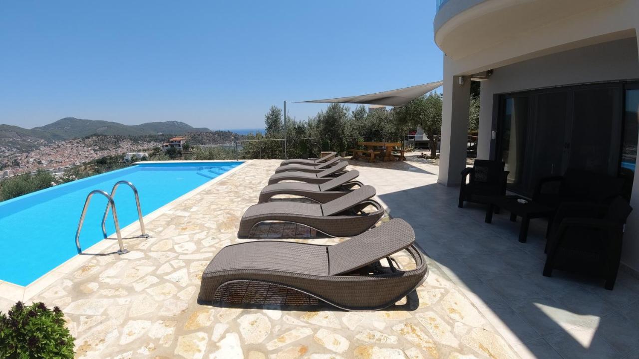 Saronic Topview Villa Галатас Экстерьер фото
