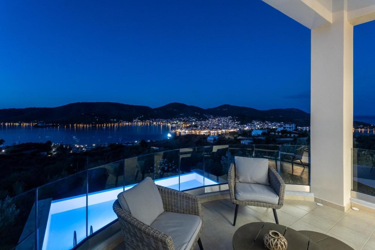 Saronic Topview Villa Галатас Экстерьер фото