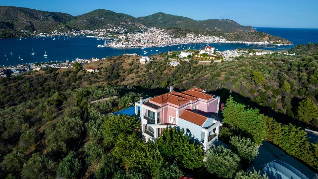 Saronic Topview Villa Галатас Экстерьер фото